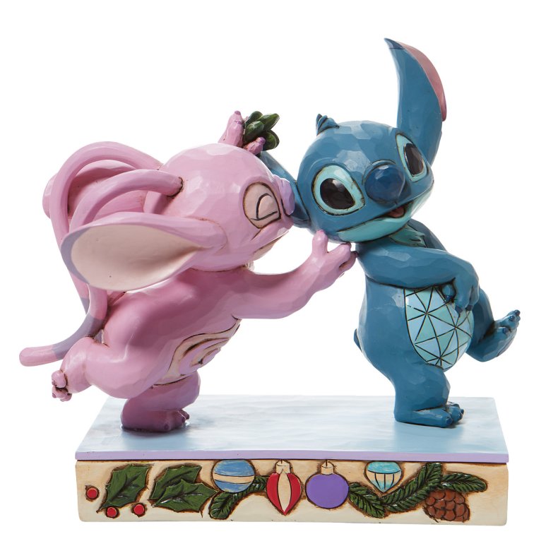 Stitch og Angel under mistelten