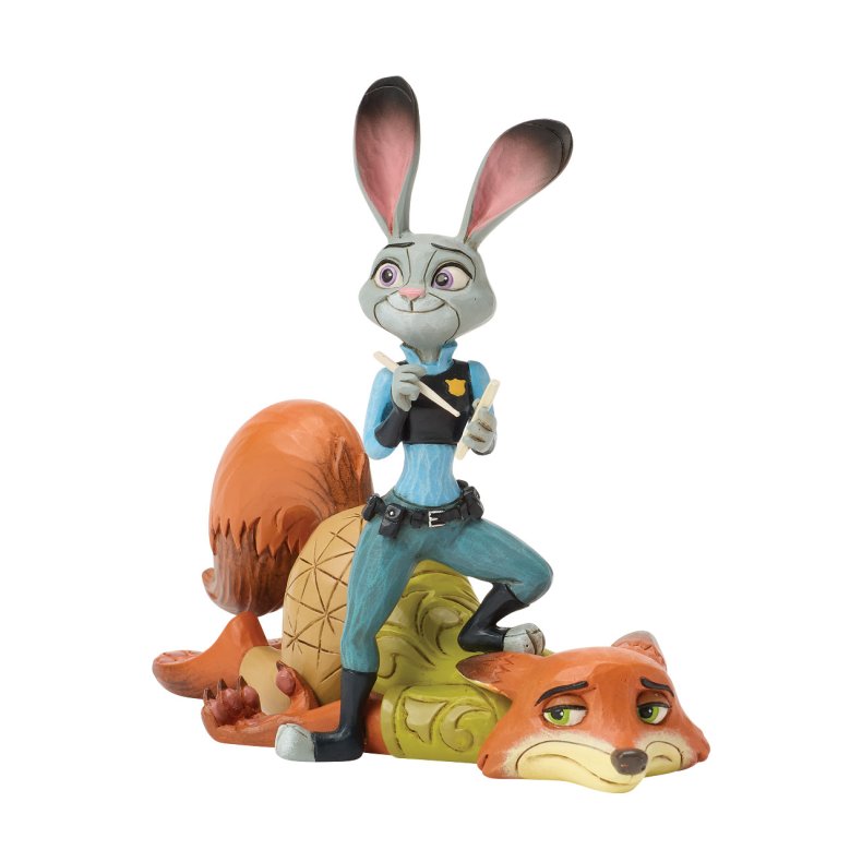 Judy og Nick Zootopia af Jim Shore 