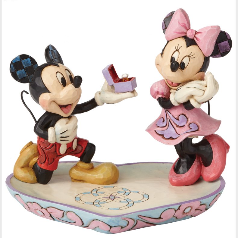 Hjerte fad med Mickey Mouse