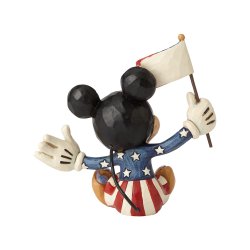 Mickey Mouse med flag