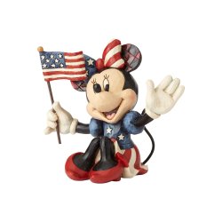 Minnie Mouse med flag