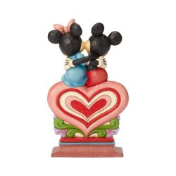 Minnie og Mickey p hjerte  Jim Shore 