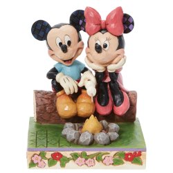 Minnie og Mickey griller skumfiduser 