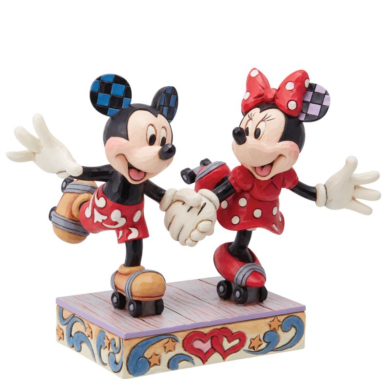 Minnie og Mickey p Rulleskjter 