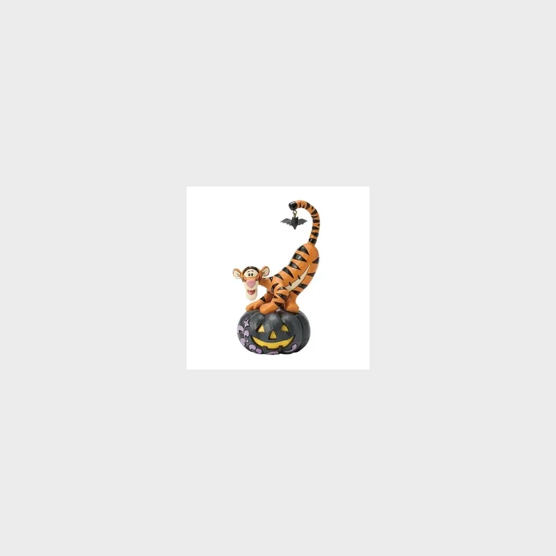 Tigerdyret p� gr�skar - Halloween Jim Shore 