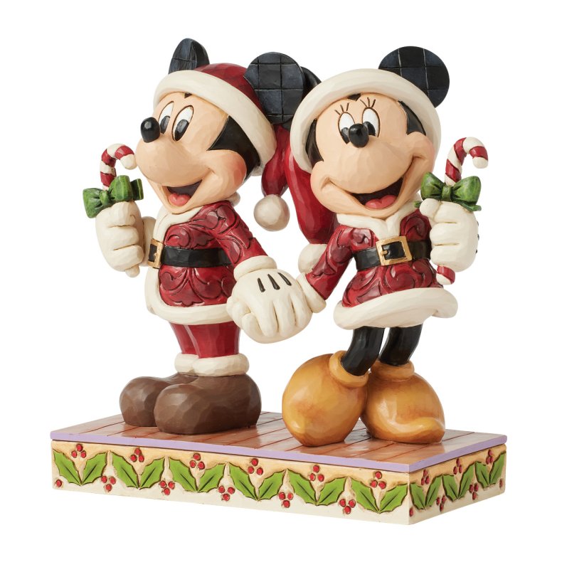 Minnie og Mickey Julefigur Jim shore 