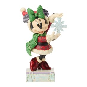 Minnie med snefnug Jim shore Jul 