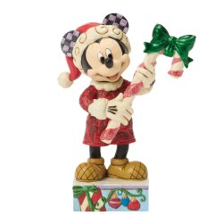 Mickey Med Julestok Jim Shore Jul 