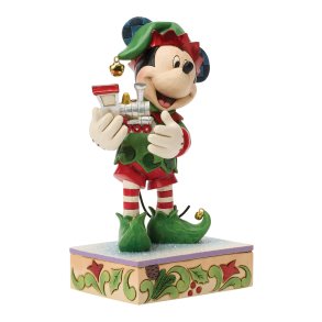 Mickey som Elf med tog - Jim shore Jul 