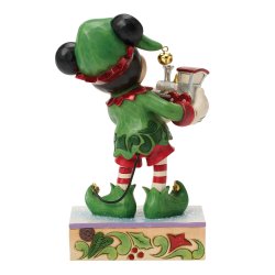 Mickey som Elf med tog - Jim shore Jul 
