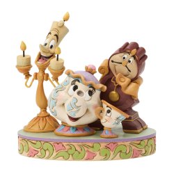 Mrs Potts, Lumiere, Chip &amp; Cogsworth Jim Shore 