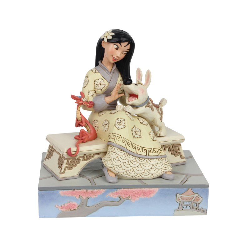 Mulan med hunden Lillebror