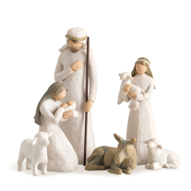 Jesus F�dsel - Nativity Willow Tree