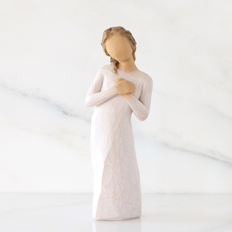 "Jeg er her for dig" - Willow Tree 