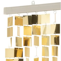 Guld PVC Forh�ng (Flueforh�ng / D�rforh�ng) 
