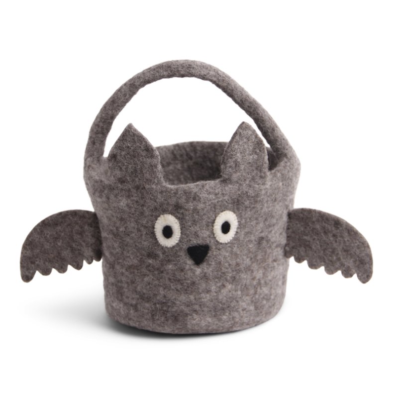 Halloween Filt Kurv Gr� - Gry og Sif 