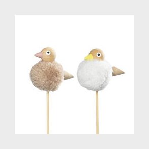 Hvid Kylling Pind til Dekoration - Kreativ Hobby