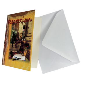 Receptions Kort med Kuvert