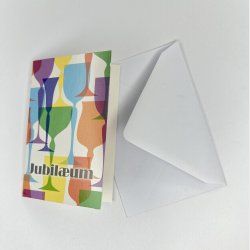 Jubil�um  - Kort med Kuvert