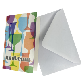 Jubil�um  - Kort med Kuvert