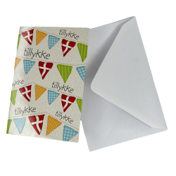 Flagranke - Kort med Kuvert