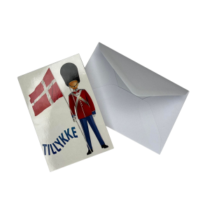 Tillykke med Garder - Kort med Kuvert