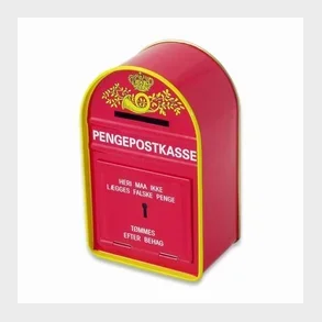 Nostalgi Sparegris Postkasse 