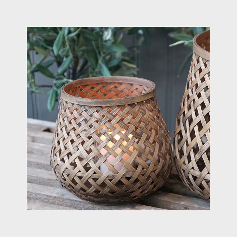 Natur Lanterne med indsats - Chic Antique