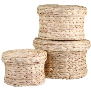 Stor Vandhyacint Kurv med l�g - Chic Antique 