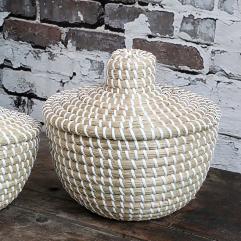 S�gr�s Kurv med L�g - (Chic Antique) 