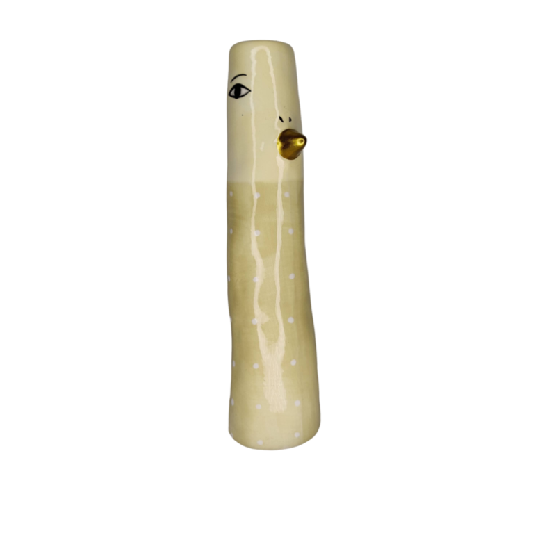 Prik Gul Vase m. Nb - Speedtsberg