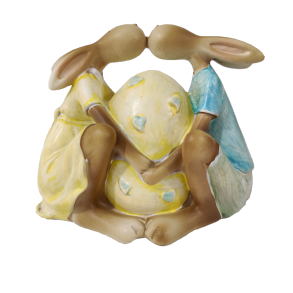 P�skehare Kysser ved P�ske�g