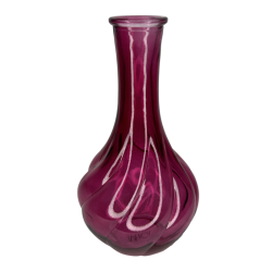 Glas vase med farve - Cerise 