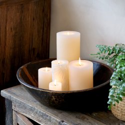 64 t Creme Bloklys m. Bladmnster