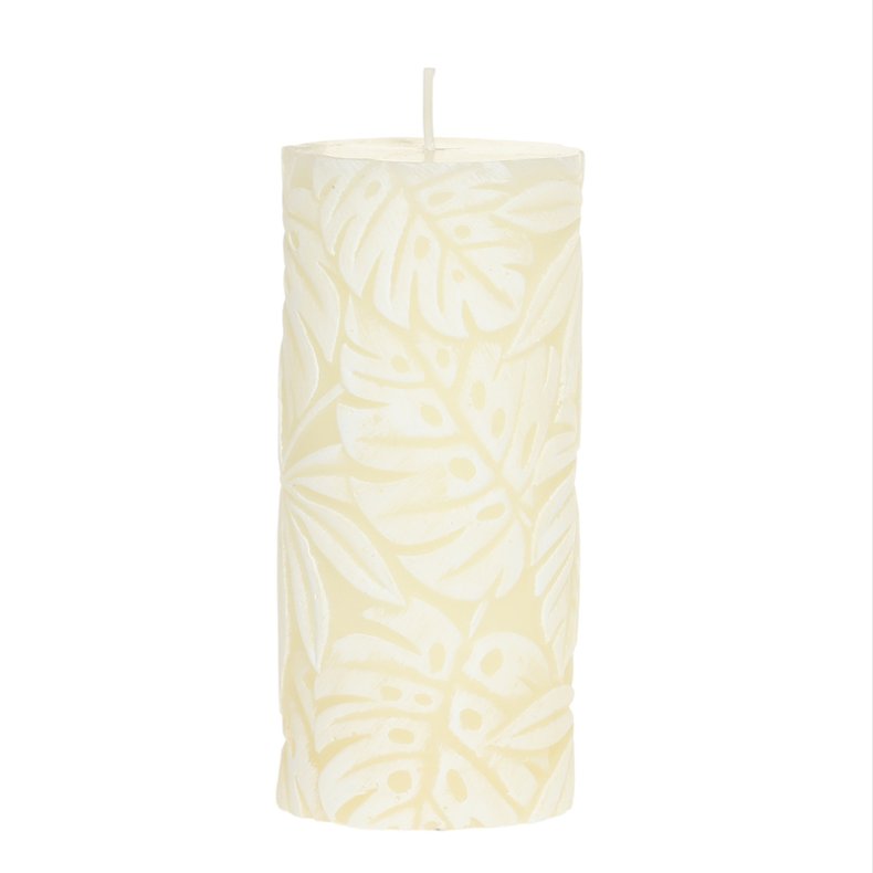 64 t Creme Bloklys m. Bladmnster