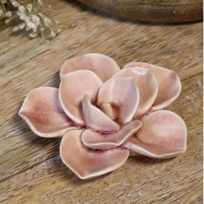Rosa Deco Blomst 7 cm - Chic Antique
