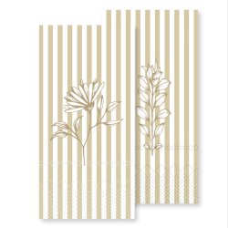 Honning med Stribe - Serviet (Chic Antique) 