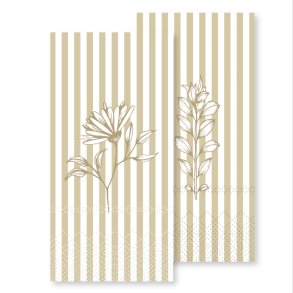 Honning med Stribe - Serviet (Chic Antique) 