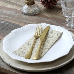 Honning med blade  - Serviet (Chic Antique) 