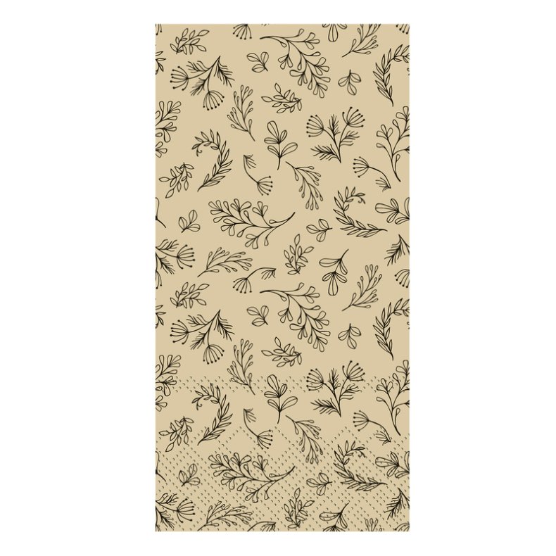 Honning med blade  - Serviet (Chic Antique) 