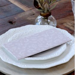 Gammelrosa Serviet med blade (Chic Antique) 