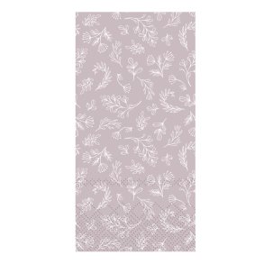 Gammelrosa Serviet med blade (Chic Antique) 