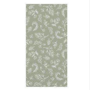 Gr�n med blade  - Serviet (Chic Antique) 