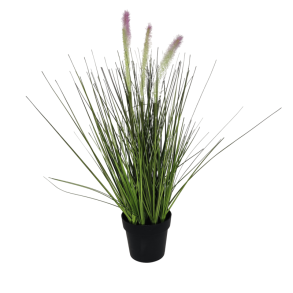 Rosa top Grs Siv Kunstig Plante