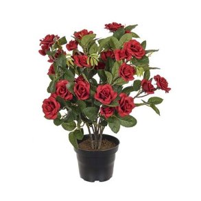 R�d Rose - Plante Kunstig Blomst 