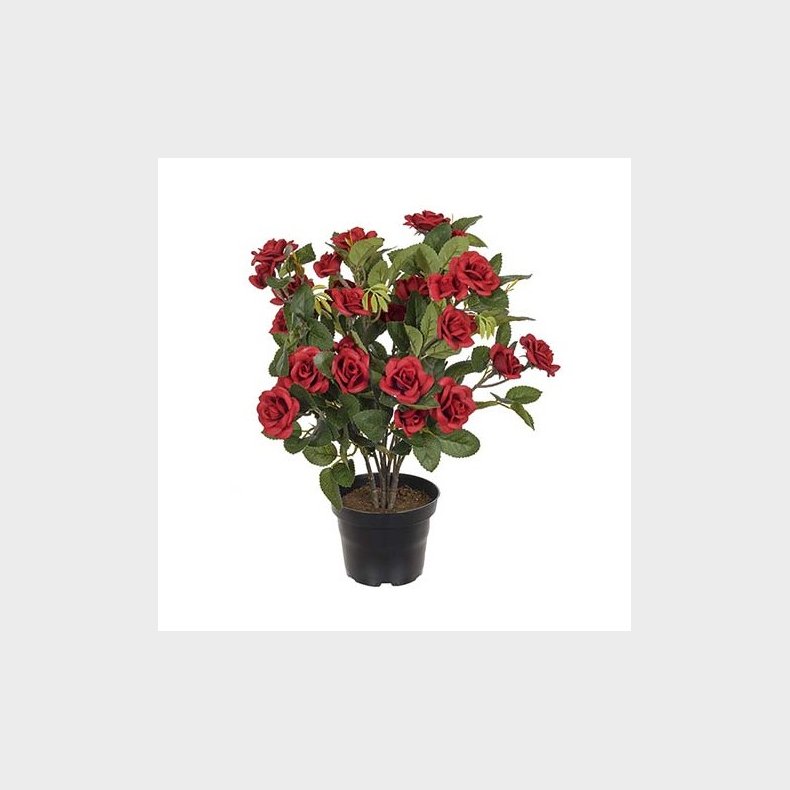 R�d Rose - Plante Kunstig Blomst 