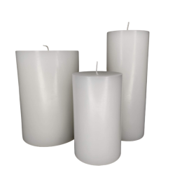 Bloklys D 10,5 cm. Voksalterlys - Kunstindustrien