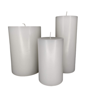 Bloklys D 10,5 cm. Voksalterlys - Kunstindustrien