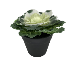 Pyntek�l Hvid - Plante Kunstig Blomst 