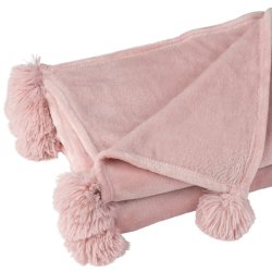 Rosa Pompom Plaid - (J-Line)